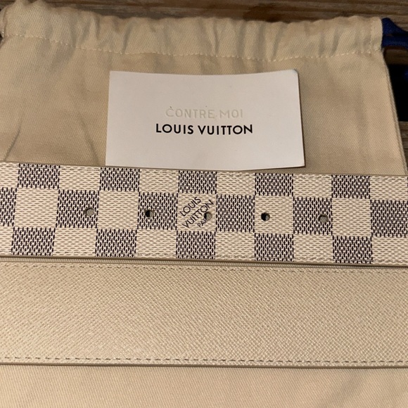 LOUIS VUITTON Damier Azur - Initiales 40mm Reversible Belt - Unisex - NWT - Picture 6 of 13